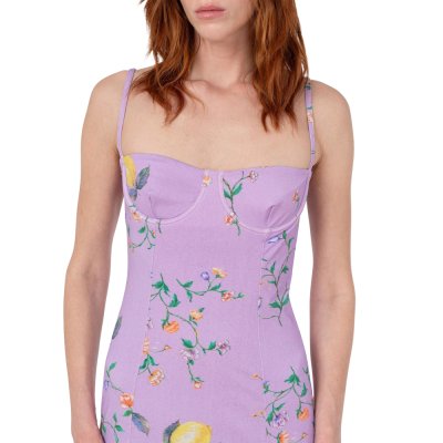 THE PRINTED TECHNICAL JERSEY DRESS